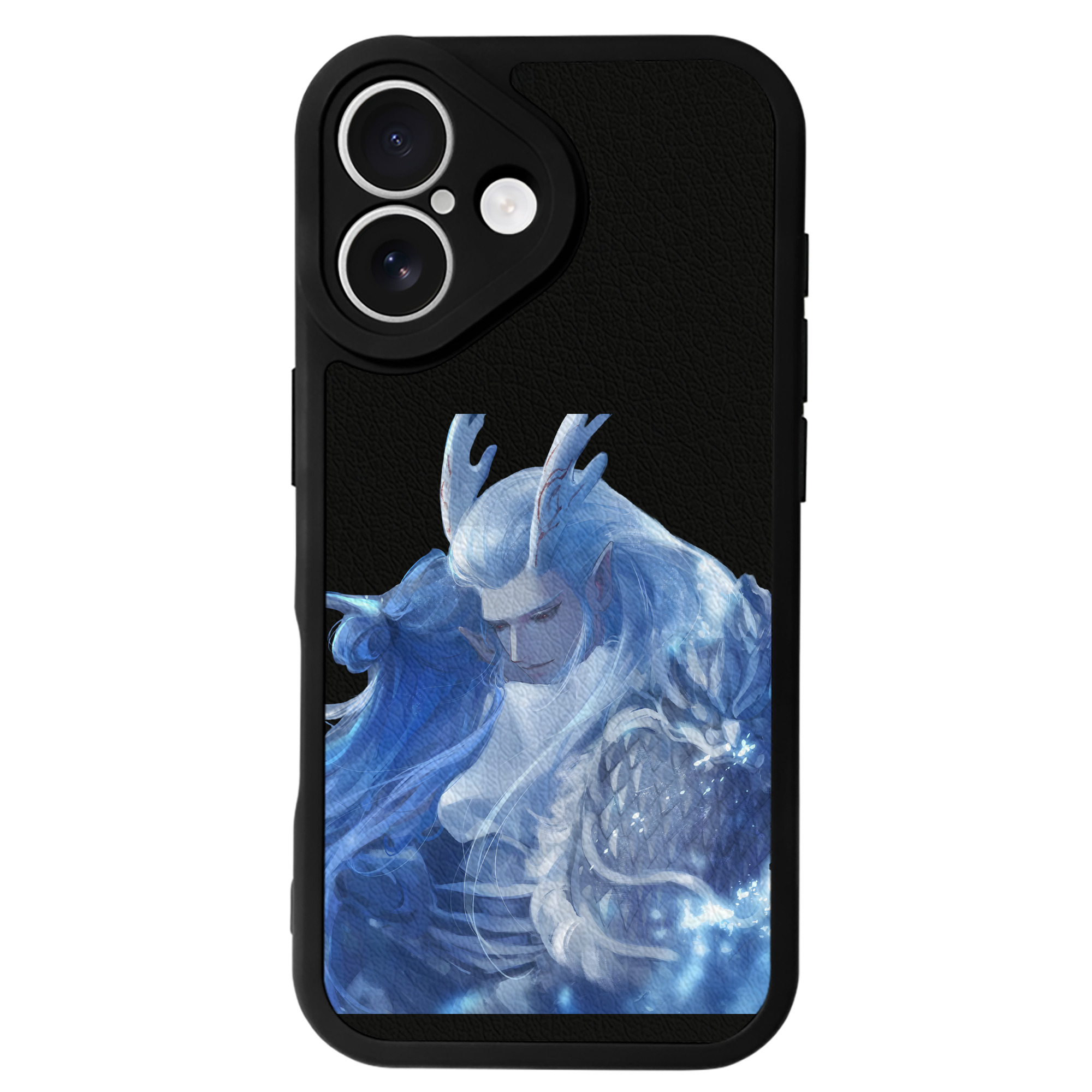 （画像用） Ne Zha 2 ナタ 魔童の大暴れ 【iPhone 16シリーズ対応】シリコンスマホケース（レザー調） 材質：シリコン